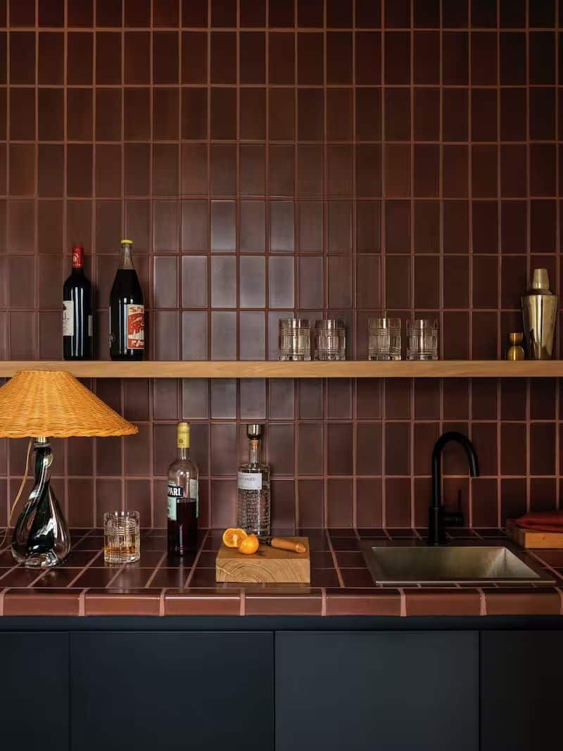 arredamento marrone cucina