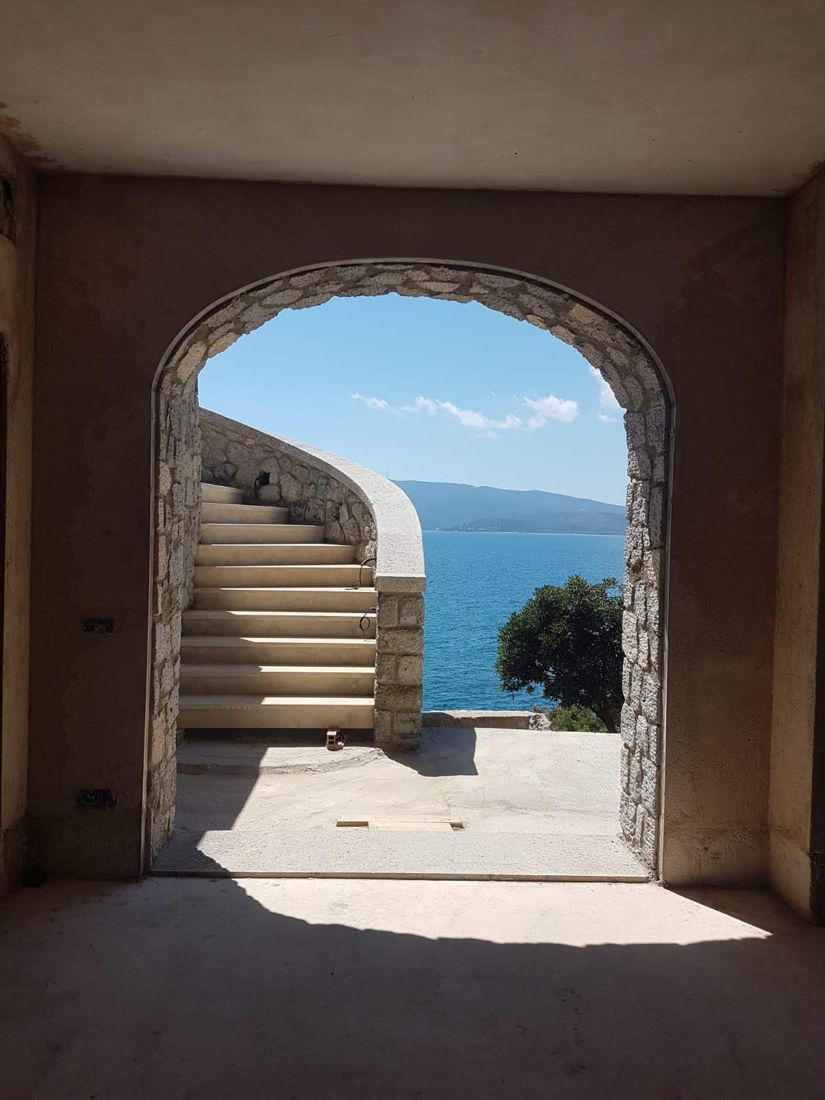 Scale esterne in pietra serena