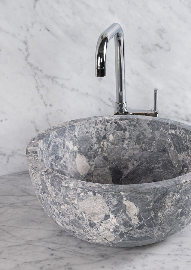 lavabi da bagno in marmo da appoggio